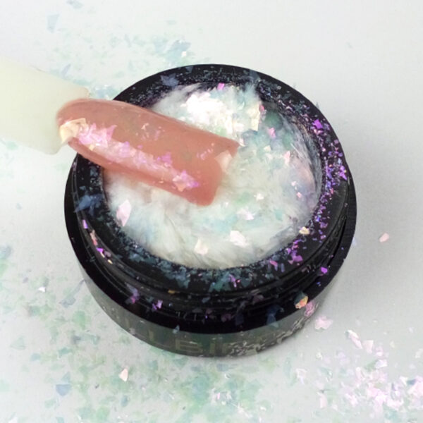 flake powder lila
