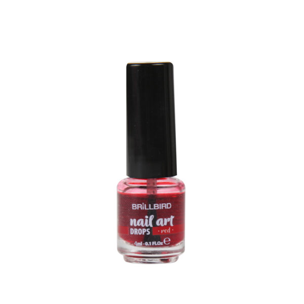 nail art drops red